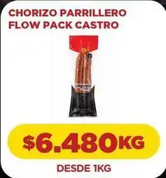 Comercial Castro Chorizo parrillero flow pack castro oferta