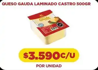 Comercial Castro Queso gauda laminado oferta