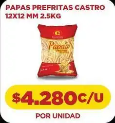 Comercial Castro Papas prefritas oferta