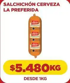 Comercial Castro La preferida - salchichon cerveza oferta
