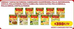 Comercial Castro Naturezza - cremas y sopas oferta