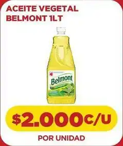 Comercial Castro Belmont - aceite vegetal oferta