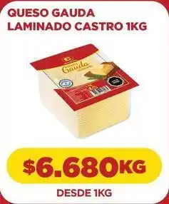 Comercial Castro Queso gauda laminado oferta