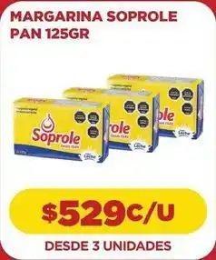 Comercial Castro Soprole - margarina pan 125 gr oferta