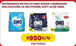 Comercial Castro Omo - detergente en polvo variedades multilacción ultra power oferta