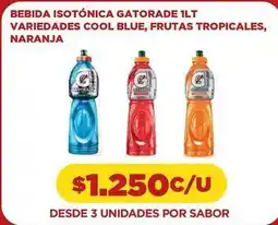 Comercial Castro Gatorade - bebida isotónica 1lt oferta