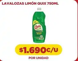 Comercial Castro Quix - lavalozas limón oferta
