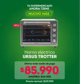 Tottus Ursus trotter - horno electrico oferta