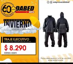 Dabed Mts - traje ejecutivo oferta
