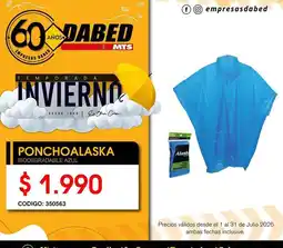 Dabed Mts - ponchoalaska oferta