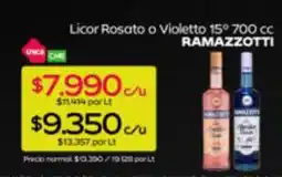 Tottus Ramazzotti - licor rosato o violetto oferta
