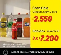 Unimarc Coca cola - bebidas oferta