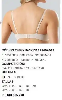 Flores Código 24872 pack de 3 unidades oferta