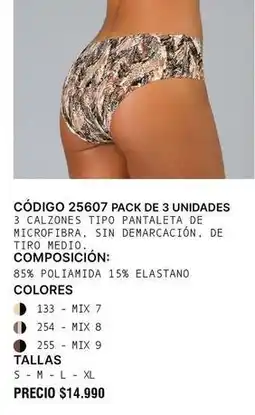 Flores Código 25607 pack de 3 unidades oferta