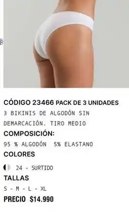 Flores Código 23466 pack de 3 unidades oferta