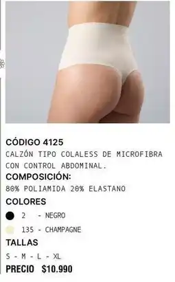 Flores Control - colzón tipo colales de microfibra con abdominal oferta
