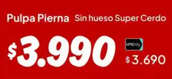Pulpa pierna sin hueso super cerdo