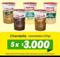 Unimarc Chandelle - variedades oferta