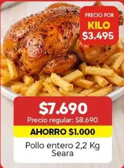 Super Bodega a Cuenta Seara - pollo entero oferta
