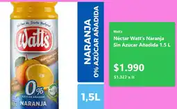 Jumbo Néctar Watt's Naranja Sin Azúcar Añadida oferta