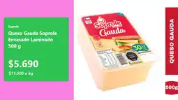 Jumbo Queso Gauda Soprole Envasado Laminado oferta