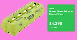 Jumbo Huevos Cintazul Grandes Blancos oferta