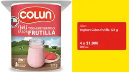 Unimarc Yoghurt Colun frutilla oferta