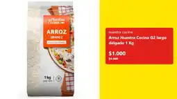 Unimarc Arroz Nuestra Cocina G2 largo delgado oferta