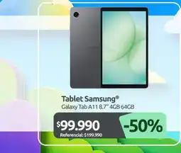 PC Factory Samsung - tablet galaxy tab a118.7 4gb 64gb oferta