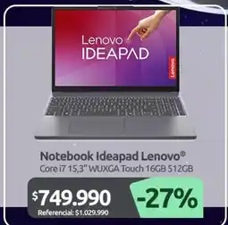 PC Factory Lenovo - notebook ideapad oferta