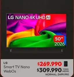 Abc Lg - smart tv nano webos oferta