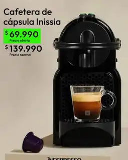 Falabella Nespresso - cafetera de cápsula inissia oferta