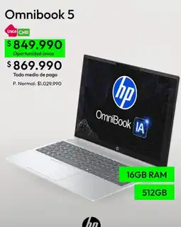 Falabella Hp - omnibook 5 oferta