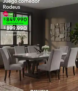 Falabella Juego comedor rodeus oferta