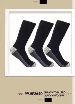 Kayser Tripack tobillero algodón/cobre oferta