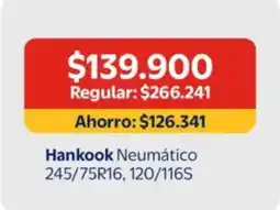 Lider Hankook - neumático 245/75r16 oferta