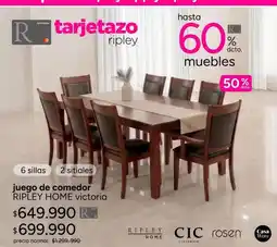 Ripley Victoria - juego de comedor vico ropley oferta