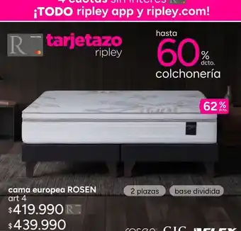Rosen - cama europea