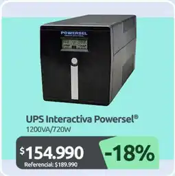 PC Factory Ups interactiva oferta