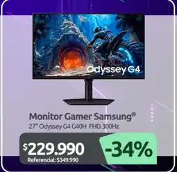 PC Factory Monitor gamer samsung oferta