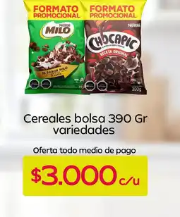 Tottus Milo - cereales bolsa variedad oferta