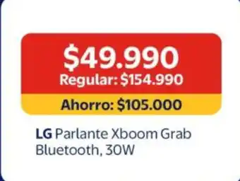 Lg - parlante xboom grab bluetooth