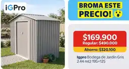 Lider Igpro de jard gris oferta