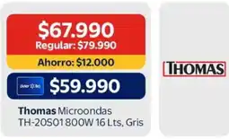 Lider Thomas - microondas oferta