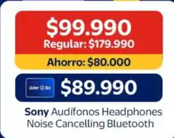 Lider Sony - audífonos headphones noise cancelling bluetooth oferta