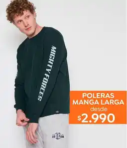 Family Shop Poleras manga larga oferta