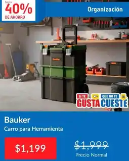 Constructor Sodimac Bauker - carro para herramienta oferta