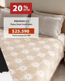 Mimbral Frazada 2.5 oferta