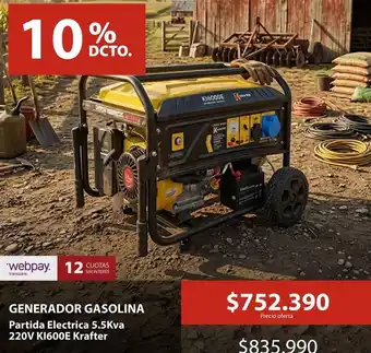 Krafter - generador gasolina