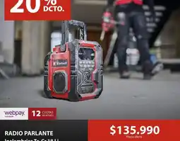 Mimbral Einhell - radio parlante oferta